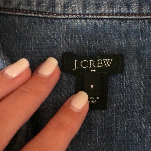 J. CREW DENIM TOP - Picture 2 of 4